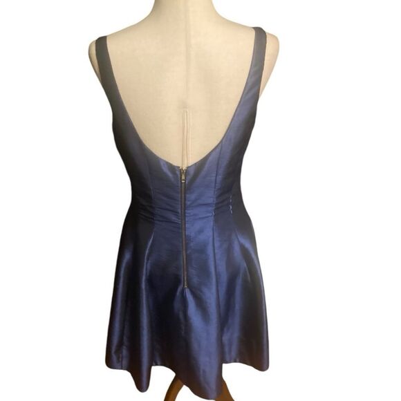 Betsy & Adam Taffeta Blue Party Dress - Picture 6 of 10